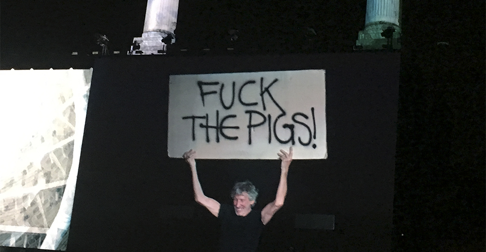 L'insulto a Donald Trump di Roger Waters