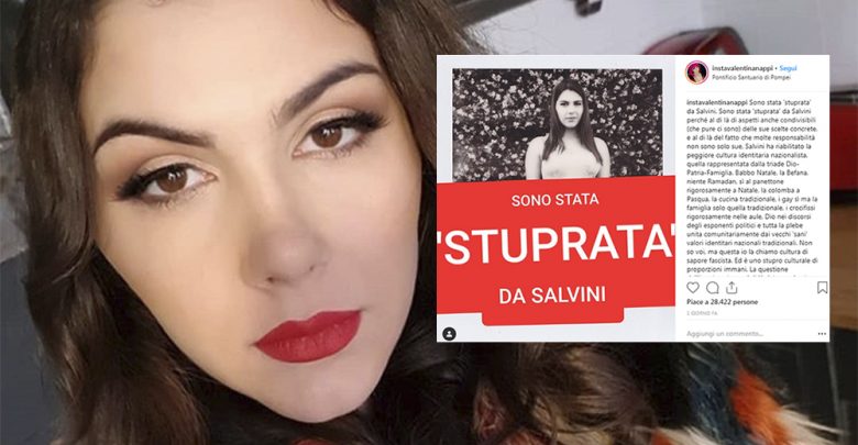 Valentina Nappi Sono Stata Stuprata Da Salvini Su Instagram La Provocazione Choc Della Pornostar