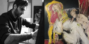 Alla Galleria La Fonderia di Firenze la nuova serie Animae Salvae: colori incisi come ferite sulla tavola, tra memoria, destino e salvezza interiore