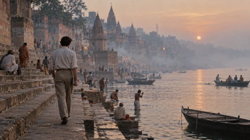 Copertina per l’articolo su "L’odore dell’India" di Pasolini: il viaggio in India del 1961.